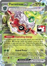 Forretress ex - Prize Pack Series Cards - Pokemon card