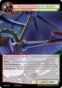 Immature Gimmick of Aradia - Starter Deck: Yokoshima - Force of Will card