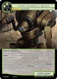 Caring Gimmick of Aradia - Starter Deck: Yokoshima - Force of Will card