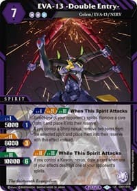 EVA-13 -Double Entry- - Collaboration Booster 01: Halo of Awakening - Battle Spirits Saga card