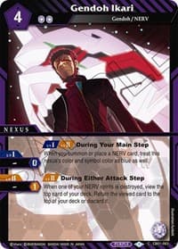 Gendoh Ikari - Collaboration Booster 01: Halo of Awakening - Battle Spirits Saga card