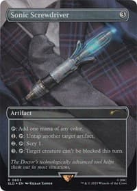 Sonic Screwdriver - Secret Lair Drop Series - Magic: The Gathering card