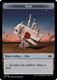 Clue // Plot Double-Sided Token - Outlaws of Thunder Junction - Magic: The Gathering card