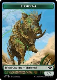Elemental Token - Outlaws of Thunder Junction - Magic: The Gathering card