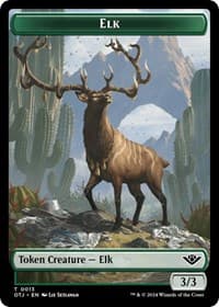 Elk Token - Outlaws of Thunder Junction - Magic: The Gathering card