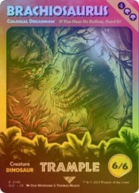 Brachiosaurus - Colossal Dreadmaw (Rainbow Foil) - Secret Lair Drop Series - Magic: The Gathering card