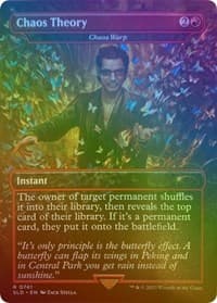 Chaos Theory - Chaos Warp (Rainbow Foil) - Secret Lair Drop Series - Magic: The Gathering card