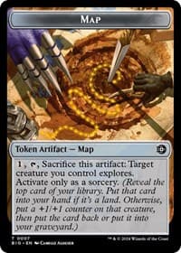 Map Token - Outlaws of Thunder Junction: The Big Score - Magic: The Gathering card