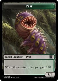 Pest Token - Outlaws of Thunder Junction: Breaking News - Magic: The Gathering card