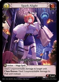 Spark Alight - Promotional Cards - Grand Archive TCG card