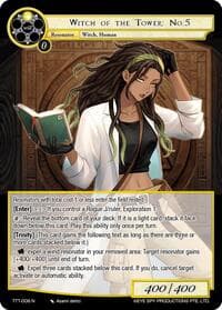 Witch of the Tower: No.5 - Thoth of the Trinity - Force of Will card