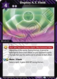 Deploy A.T. Field - Collaboration Booster 01: Halo of Awakening - Battle Spirits Saga card