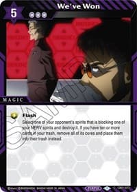 We've Won - Collaboration Booster 01: Halo of Awakening - Battle Spirits Saga card