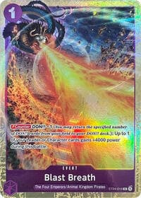 Blast Breath (Premium Card Collection -Best Selection Vol. 1-) - One Piece Promotion Cards - One Piece Card Game card
