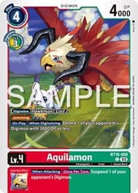 Aquilamon - Beginning Observer - Digimon Card Game card