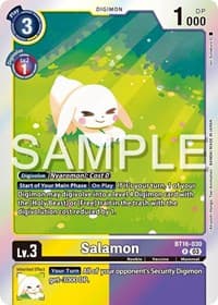 Salamon - Beginning Observer - Digimon Card Game card
