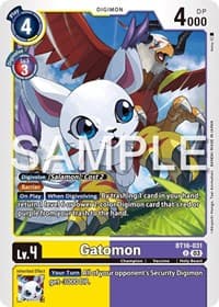 Gatomon - Beginning Observer - Digimon Card Game card