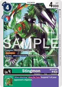 Stingmon - Beginning Observer - Digimon Card Game card