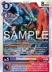 Dinobeemon - Beginning Observer - Digimon Card Game card