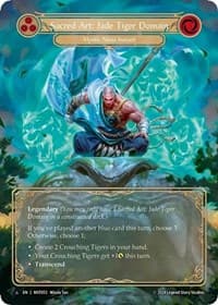 Sacred Art: Jade Tiger Domain (Marvel) - Part the Mistveil - Flesh and Blood TCG card