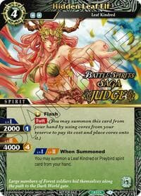 Hidden Leaf Elf (Judge Pack 2024 Vol. 1) - Launch & Event Promos - Battle Spirits Saga card