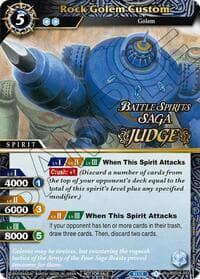 Rock Golem Custom (Judge Pack 2024 Vol. 1) - Launch & Event Promos - Battle Spirits Saga card