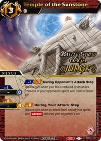 Temple of the Sunstone (Judge Pack 2024 Vol. 1) - Launch & Event Promos - Battle Spirits Saga card