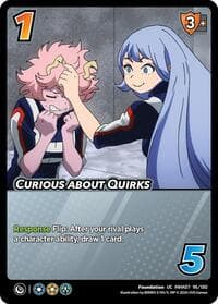 Curious About Quirks - UniVersus: My Hero Academia: Girl Power - UniVersus card
