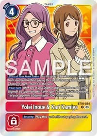Yolei Inoue & Kari Kamiya - Beginning Observer - Digimon Card Game card