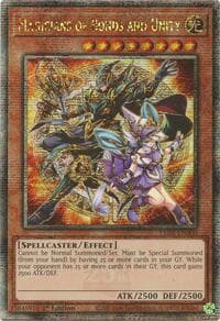 Magicians of Bonds and Unity (Quarter Century Secret Rare) - Legacy of Destruction - YuGiOh card
