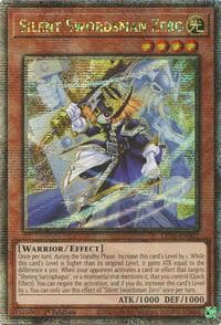 Silent Swordsman Zero (Quarter Century Secret Rare) - Legacy of Destruction - YuGiOh card