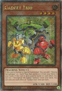 Gadget Trio (Quarter Century Secret Rare) - Legacy of Destruction - YuGiOh card
