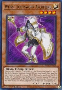 Weiss, Lightsworn Archfiend - Legacy of Destruction - YuGiOh card