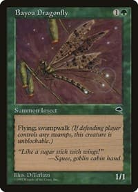 Bayou Dragonfly - Tempest - Magic: The Gathering card