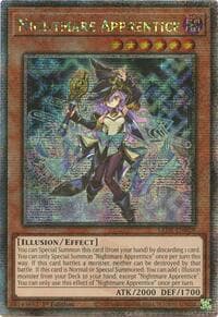 Nightmare Apprentice (Quarter Century Secret Rare) - Legacy of Destruction - YuGiOh card