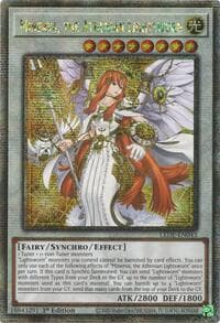 Minerva, the Athenian Lightsworn (Quarter Century Secret Rare) - Legacy of Destruction - YuGiOh card