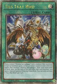Ties That Bind (Quarter Century Secret Rare) - Legacy of Destruction - YuGiOh card