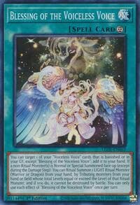 Blessing of the Voiceless Voice - Legacy of Destruction - YuGiOh card