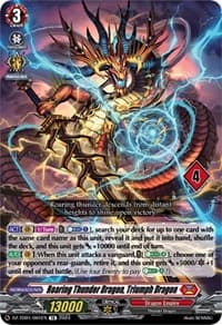 Roaring Thunder Dragon, Triumph Dragon (4) - DZ-TD01: Start Up Trial Deck "Dragon Empire" - Cardfight Vanguard card