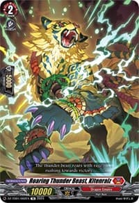 Roaring Thunder Beast, Kitenraiz - DZ-TD01: Start Up Trial Deck "Dragon Empire" - Cardfight Vanguard card