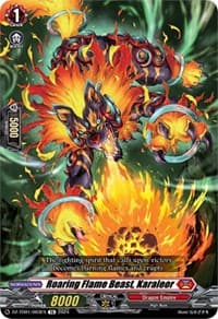 Roaring Flame Beast, Karaleor - DZ-TD01: Start Up Trial Deck "Dragon Empire" - Cardfight Vanguard card
