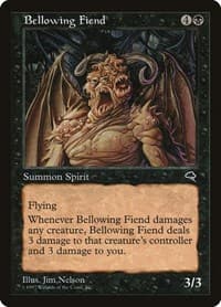 Bellowing Fiend - Tempest - Magic: The Gathering card