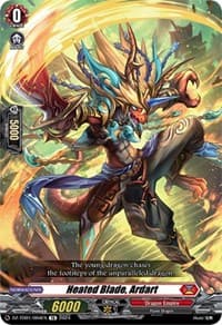 Heated Blade, Ardart - DZ-TD01: Start Up Trial Deck "Dragon Empire" - Cardfight Vanguard card