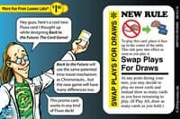 Fluxx: Swap Plays for Draws Promo Postcard - Looney Labs - Boardgames card