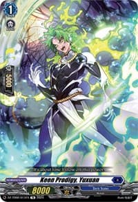 Keen Prodigy, Yuxuan - DZ-TD02: Start Up Trial Deck "Dark States" - Cardfight Vanguard card