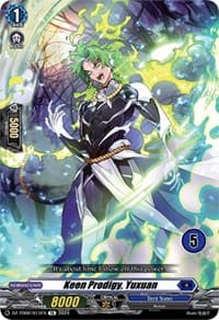 Keen Prodigy, Yuxuan (5) - DZ-TD02: Start Up Trial Deck "Dark States" - Cardfight Vanguard card