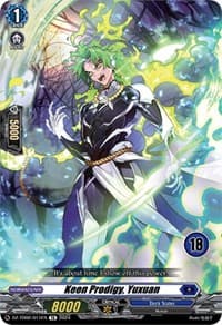Keen Prodigy, Yuxuan (18) - DZ-TD02: Start Up Trial Deck "Dark States" - Cardfight Vanguard card