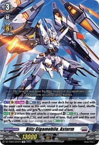 Blitz Gigamobile, Asturm - DZ-TD03: Start Up Trial Deck "Brandt Gate" - Cardfight Vanguard card
