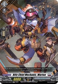 Blitz Chief Mechanic, Warton - DZ-TD03: Start Up Trial Deck "Brandt Gate" - Cardfight Vanguard card