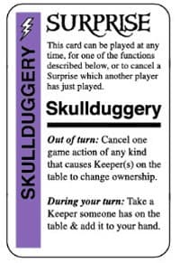 Pirate Fluxx: Skullduggery Promo Card - Looney Labs - Boardgames card